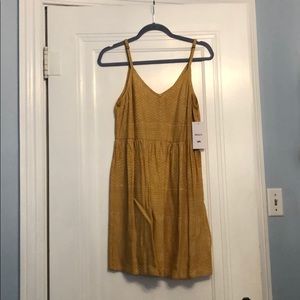 Mustard yellow dress